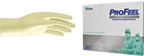 Sterile medical gloves