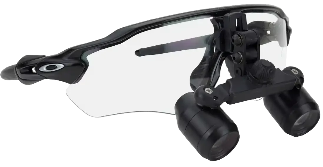 FLM UltiView Shown on Oakley Radar Frame