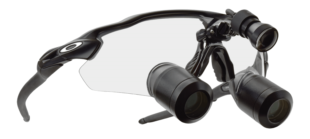 UltiView™ Pro 3.5x Shown on Oakley Radar Frame