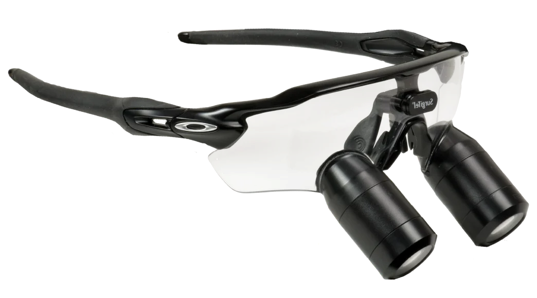UltiView™ Pro 4.5x Shown on Oakley Radar Frame